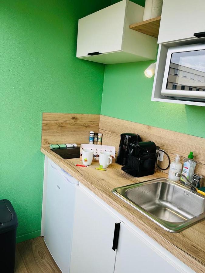 Espace 500 - Cosy, Wifi & Vue Sur La Ville แซงต์-เอเตียน ภายนอก รูปภาพ